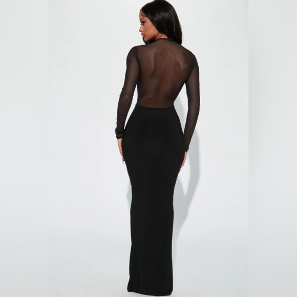 Fashion Nova Black Lydia maxi dress size small - Picture 3 of 3